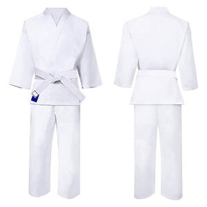 Ensembles d'uniformes de karaté avec logo personnalisé, tenue d'arts martiaux à marque privée avec logo frontal, uniformes de karaté unisexes, service OEM - Product Image 5