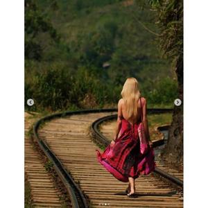 Robe longue élégante style bohème sans manches à col halter 100 % coton coupe classique taille naturelle unie pour l'été et la plage - Product Image 3