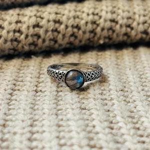 Trendy Fashion Unique <b>Labradorite</b> <b>Ring</b> Oxidized Silver Plated Brass Dainty <b>Ring</b> Statement Vintage Wholesale <b>Ring</b> For Women - Product Image 1