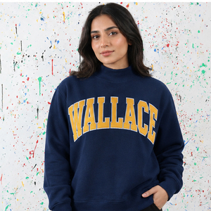 Pull à col montant Wallace Private Label, broderie personnalisée, fournisseur de tricots pour les fraternités et les sororités universitaires grecques - Product Image 2