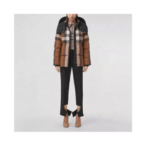 Blousons matelassés pour femmes, style unique, brun foncé, respirant, tissé, écologique, finition de qualité supérieure, 100% véritable cuir, imperméable, hiver - Product Image 1