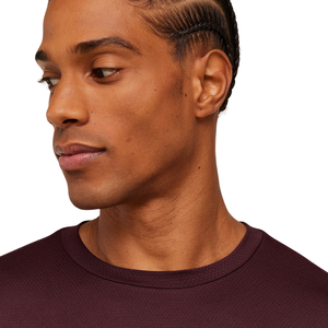 T-shirt de sport ample pour homme, respirant, haute performance, coupe décontractée, pour entraînement et fitness, Impact Bourgogne - Product Image 5