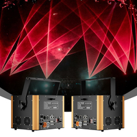 Luz Láser SHEHDS de 12W RGB DMX512 con Entrada ILDA, Luz Láser de Animación para DJ, Discoteca, Bar, Boda