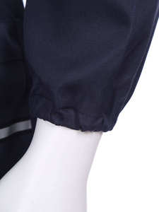 Navy Blue Work Coverall With Red Zipper Pocket Mechanical Uniform Industrial Utility <b>Overalls</b> For <b>Construction</b> Workwear - Product Image 4