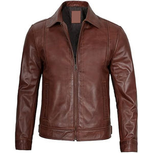 Chaquetas de cuero de moda de alta calidad recién llegadas para hombre, hechas a medida, precios razonables, chaquetas de cuero para hombre - Product Image 4