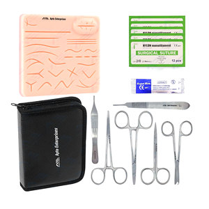Suture Pad Medic Instrument <b>Tools</b> <b>Threads</b> Surgical Instruments Manual Realistic Kit Medical Students Medic Instrument - Product Image 1