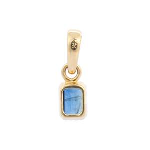 NOVA 14K Yellow Gold Pear Cut Diamond Pendant with Pearl-IGI Certified Wedding Jewelry Daily Wear - Product Image 5