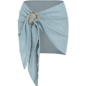 Boho Beach Plus Size Waterproof Quick Dry Cover Ups for Women Sheer <b>Sarong</b> Swimsuit Covers <b>Bikini</b> Chiffon Wraps Skirts - Product Image 1