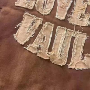 Sweat à capuche homme personnalisé avec logo, en coton mélangé épais, coupe décontractée, imprimé et vieilli, idéal pour l'hiver (ODM) - Product Image 3