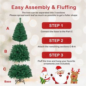 6 Feet Green Christmas Tree - Product Image 4