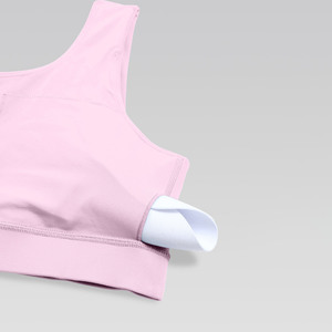 Summer Breathable Women <b>One</b> Shoulder Asymmetrical Neck Sports Bra Set Seamless Yoga Wear Pink Halter Neck Women Sporty Bras - Product Image 3