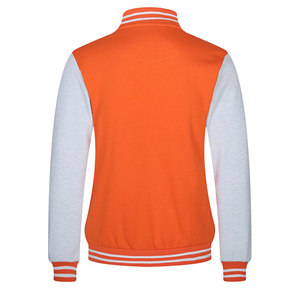 Custom Unbranded Men's Baseball Varsity Jacket Oversized Streetwear Bomber Jacket Premium Cotton <b>Fleece</b> Letterman Jacket for Men - Product Image 4