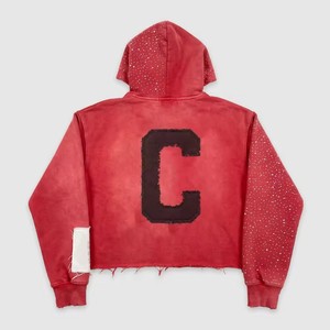 Fabricante de Sudaderas Personalizadas con Bordado Desgastado, Lavado Ácido Vintage, Lavado a la Piedra, Hombros Caídos, Corte Holgado - Product Image 2
