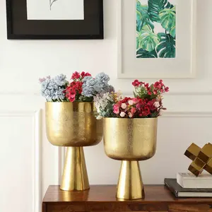 Maceta de Latón Hecha a Mano con Acabado Antiguo, Decorativa, para Uso en Interiores y Exteriores, Disponible en Grandes Cantidades - Product Image 5