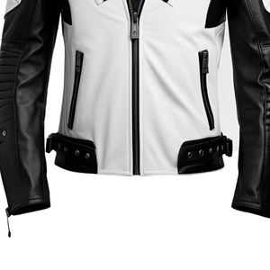 Chaqueta de Cuero a Cuadros de Invierno para Hombre, Nueva Moda de Alta Calidad, Resistente al Viento, Transpirable, Mangas Largas, Estilo Urbano, Elección Premium - Product Image 4