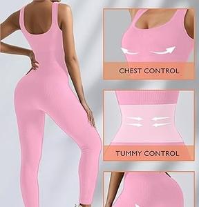 Ensemble de sport respirant rose pour femme, séchage rapide, idéal pour la gym, le fitness, la course et le yoga – Vente en gros de tenues de yoga respirantes - Product Image 3