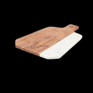 Bandeja de Servir de Mármol Hecha a Mano de Lujo y Tabla de Charcutería, Plato Decorativo de Piedra de 10 mm de Grosor para Uso en el Hogar y Hoteles, Agra Heritage - Product Image 1