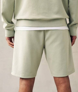 Pantalones Cortos Bermuda Casuales Vintage para Hombre, Color Sólido, Cintura Elástica, Bolsillos Laterales, Tela de Algodón Transpirable, Cierre con Cordón Ajustable - Product Image 3