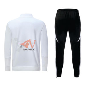 Personaliza tu Logotipo en Trajes Deportivos de Fútbol, Chaqueta Blanca de Fútbol - Product Image 3