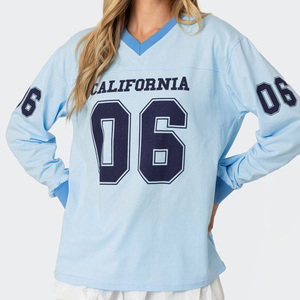 Camiseta de Manga Larga Personalizada para Mujer, Algodón Premium Transpirable, Camiseta Básica Informal para Mujer, Fabricante OEM, Venta al Por Mayor - Product Image 1