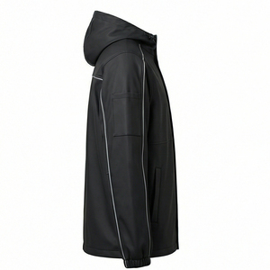 Chaqueta Cortavientos con Capucha Unisex Personalizada OEM, Resistente al Agua, Estilo Urbano, con Cordón Ajustable, Premium - Product Image 4