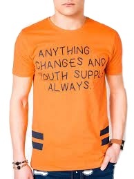 Camiseta de hombre de corte Regular con serigrafía personalizable de poliéster y algodón 100% de alta calidad, cuello redondo sólido, longitud corta en la parte delantera - Product Image 3