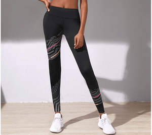 Leggings y pantalones ajustados de sublimación para mujer, para entrenamiento en el gimnasio, precio de fábrica, calidad profesional, leggings para mujer en grandes cantidades, personalizados - Product Image 6