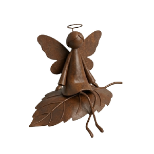 New Selling Luxury Metal Hanging Angel Christmas Fairy Ornaments Tree Decorations Holiday Figurines Festive Home Party - Product Image 1