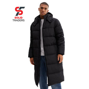 Solid Trader Premium Quality Elegant Heavy Duty Outer Shell Warm Fluffy Fill Parka <b>Long</b> Puffer Jacket - Product Image 1