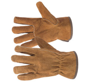 Gants de conduite classiques en cuir de chèvre véritable pour hommes, gants de travail de sécurité en cuir de mouton, gants de travail en peau de chèvre - Product Image 5