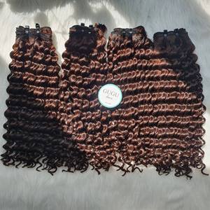 Extensions de cheveux vierges lisses en gros, double épaisseur, couleur naturelle, cheveux humains vietnamiens d'un seul donneur, trame Genius double résistance - Product Image 4
