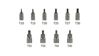 Supplier Taiwan OEM Set Soket 27 Buah 1/4" 1/2" E ITA Tools Baja Chrome Vanadium Kotak Plastik Tiup
