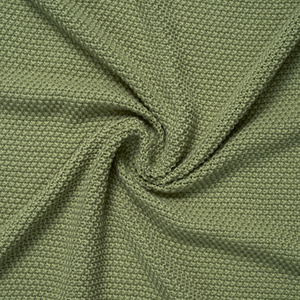 Eco-Friendly <b>Knitted</b> Baby <b>Throw</b> <b>Blanket</b> 100% Cotton Solid Color Rectangle 209-278g Heirloom Vietnam OEM/ODM Custom Packaging - Product Image 2