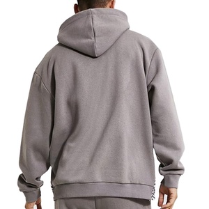 Survêtement évasé avec logo personnalisé de haute qualité Sweat à capuche en tissu de coton à taille élastique Pantalon évasé à motif empilé-Pantalon pour hommes sur mesure - Product Image 4