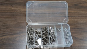 Caja Surtida de Tornillos para Madera de Taiwán, con Acabado en Zinc y Óxido Negro, Plástico y Acero Inoxidable, Estándar DIN - Product Image 2