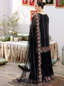 Robe de soirée pakistanaise de créateur pour femmes, élégante, luxueuse, brodée, tenue de soirée formelle - Product Image 2