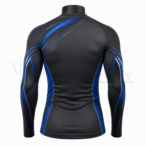 Vente en gros de chemises de compression à manches longues pour hommes, personnalisées, OEM, vêtements de sport athlétiques, vêtements d'entraînement MMA, vêtements de fitness - Product Image 2
