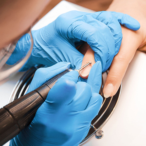 Gants médicaux en gros pour usine, gants de protection médicale, gants jetables en nitrile bleu sans poussière pour laboratoire et hôpital - Product Image 2