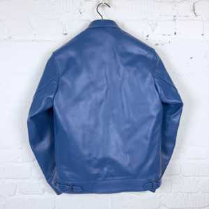 Veste en cuir véritable pour homme, style tendance avec fermeture éclair, prix abordable, coupe classique, épaisse, pour l'hiver, doublure en polyester 220g - Product Image 5