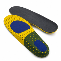 Semelles intérieures sport en gel EVA avec soutien de la voûte plantaire, absorption des chocs du talon, design respirant pour un confort optimal dans les chaussures de course