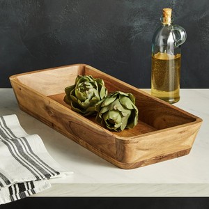 Bandeja Rectangular de Madera de Acacia Natural |   Jardinera de Madera Hecha a Mano al por Mayor - Product Image 2