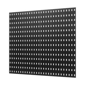 Kit di Organizzazione a Parete con 4 Pannelli in Plastica 11" X 11" Design Minimalista Accessori per Garage e Attrezzi - Product Image 2