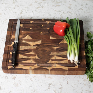 Tablas de cortar de madera de acacia natural al por mayor con mango, de Vietnam - Product Image 3