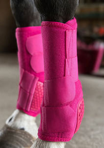 Professional <b>Equestrian</b> Denim Horse Leg Protection Boots Shock Absorbing Breathable Durable Riding Tendon Support - Product Image 5