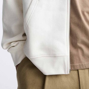 Sweat-shirt à capuche blanc pour homme, coupe classique, 300g, écologique, 100% coton molletonné, vêtement d'hiver décontracté, avec poche - Product Image 3