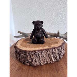 Sculpture d'ours en bronze faite à la main, objet d'art antique, cadeau, accessoires de décoration intérieure, décoration de table - Product Image 4