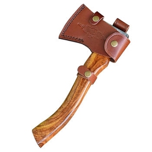 Hache de fendeur industrielle à tête de piolet en acier forgé avec manche en bois - Product Image 4