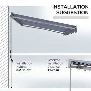 Toldo para Patio con Luces LED Azules y Blancas de 13x10, Control Remoto, Mejora la Experiencia en su Patio - Product Image 4