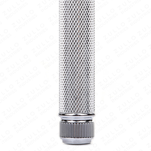 Maquinilla de Afeitar de Seguridad Cromada Personalizada OEM, Maquinilla de Afeitar de Doble Filo de Acero Inoxidable de Primera Calidad para Afeitado Profesional - Product Image 6