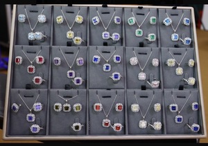 Wholesale High Quality 925 Sterling Silver Trendy <b>Birthstone</b> Cubic Zircon Pendant <b>Necklace</b> Jewelry for Women Girl - Product Image 1